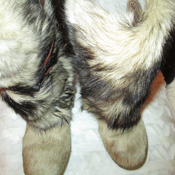 winter boots pajar fox fur boots